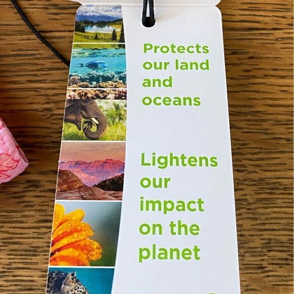 VDM The Label Ziggy Green Tropical/Blue Gingham Reversible Bikini Top Small. NWT - Picture 7 of 8